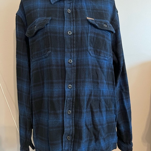 Orvis Other - Orvis Navy Plaid Men's Shirt Jacket